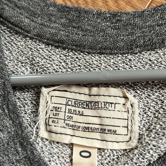 Current Elliot Grey Ruffle Sweater - Picture 4 of 5